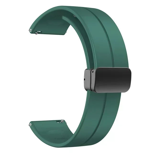 Magnetic Folding Buckle Band for Zeblaze Stratos 4 Smart Watch Silicone Strap for Zeblaze Stratos 4 Watchband Bracelet