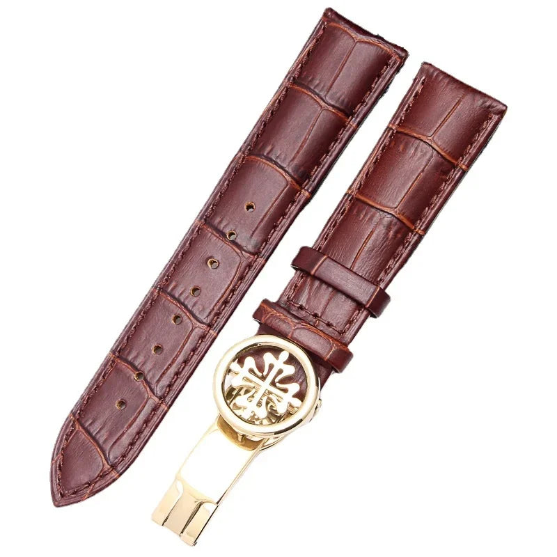 Crocodile Pattern Watchband for Patek Grenade 5167Ax Butterfly Buckle Men and Women 19/20mm 22mm 24mm leather strap