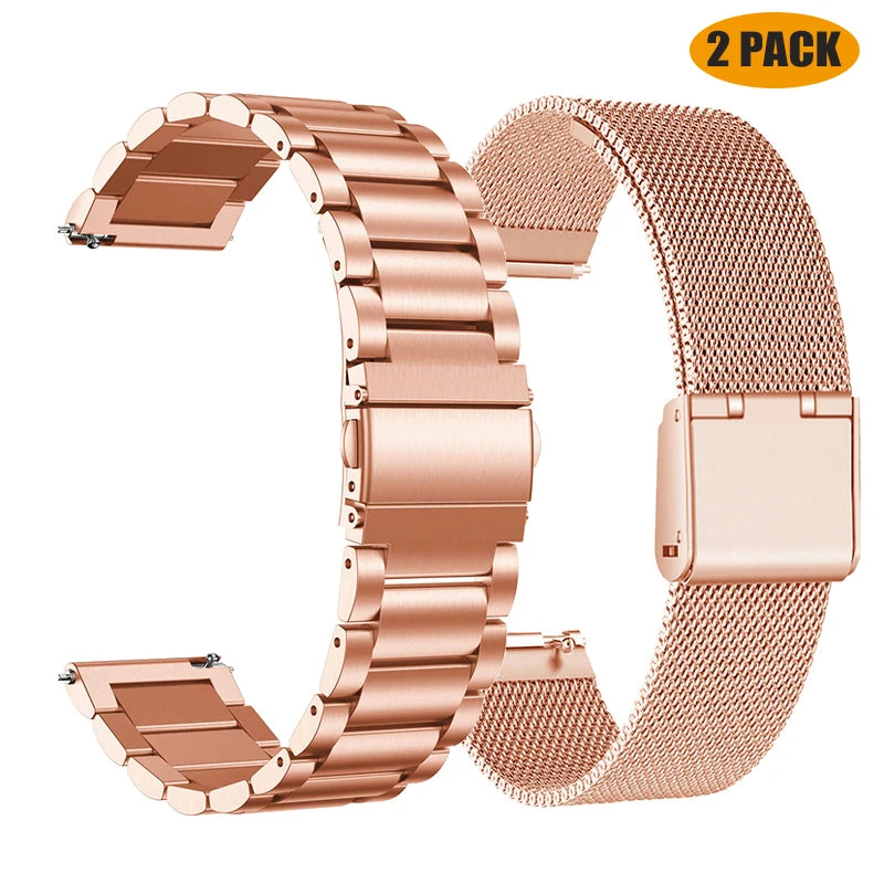22mm Metal Band For Huami Amazfit T-Rex3 Pro 48mm Wrist Band Strap Bracelet For Amazfit Helio/Pace/Stratos 3 2 2S/Bip 6 5 Correa