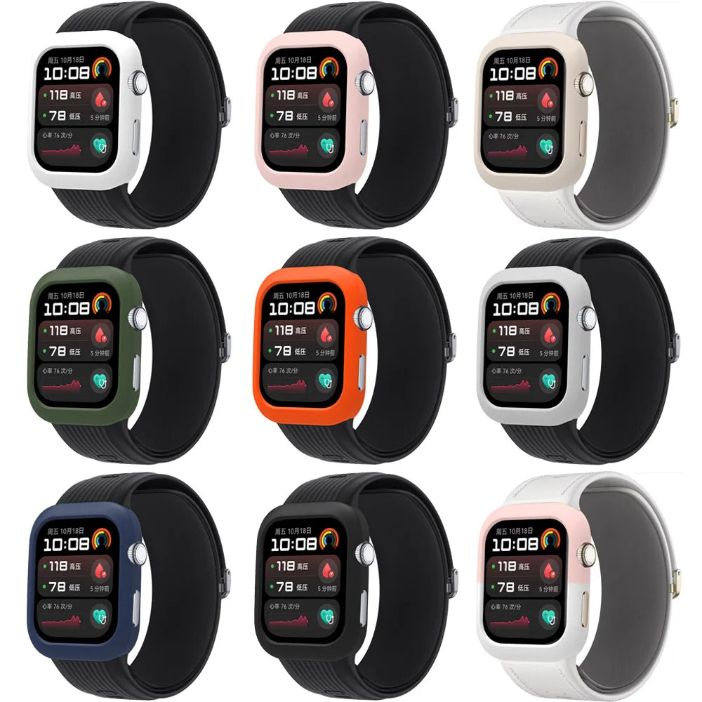 Soft Silicone Case For Huawei Watch D2 Smartwatch Protector Shell Hollow Cover Shockproof Protection Frame Cases Accessories