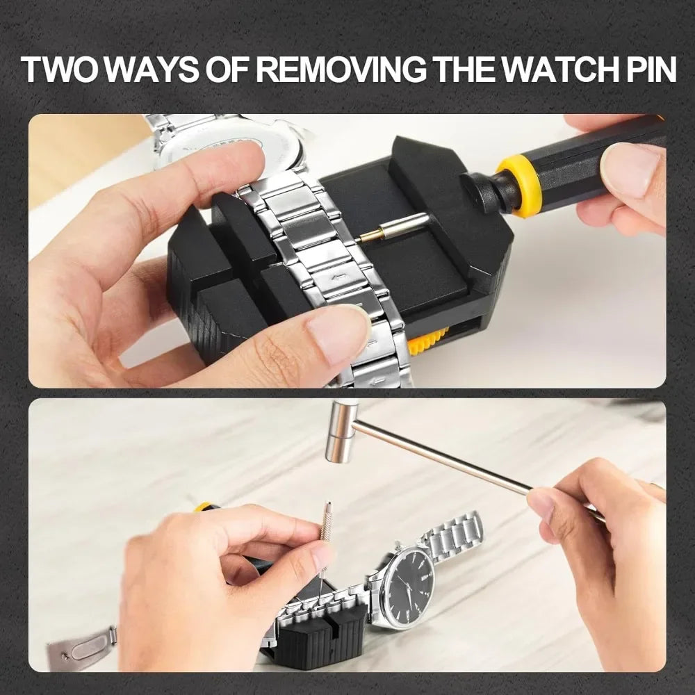 NEW Watch Link Removal Kit Resizing Tool for Bracelet Adjustment&Replacement,Pin Remover for Sizing Strap Watch Adjuster