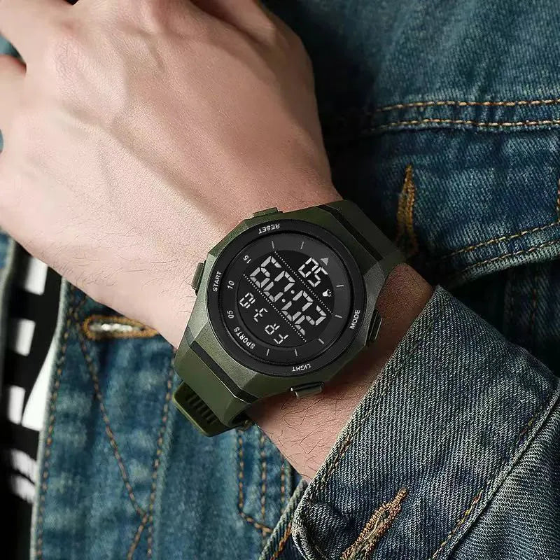 Men's Electronic Wristwatch, Fashionable, Youth Sports, Anti Fall, Luminous Electronic Watch
