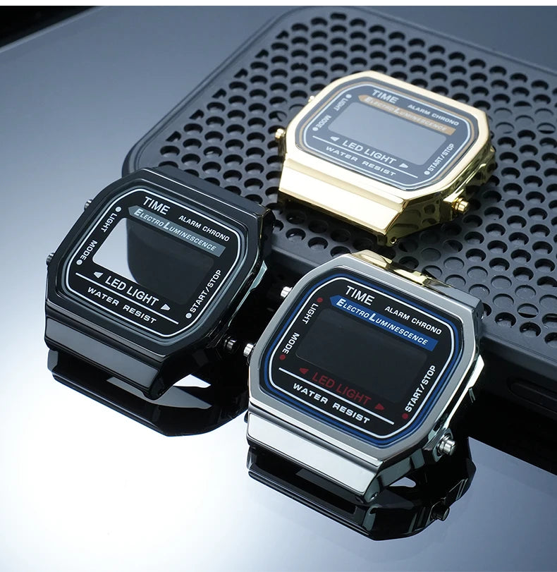 A168 case mod kit Stainless steel metal Bezel watch Case+Strap For Casio A168WG/WA/WGG/WEHA Series Modified Suit watchband+Tool