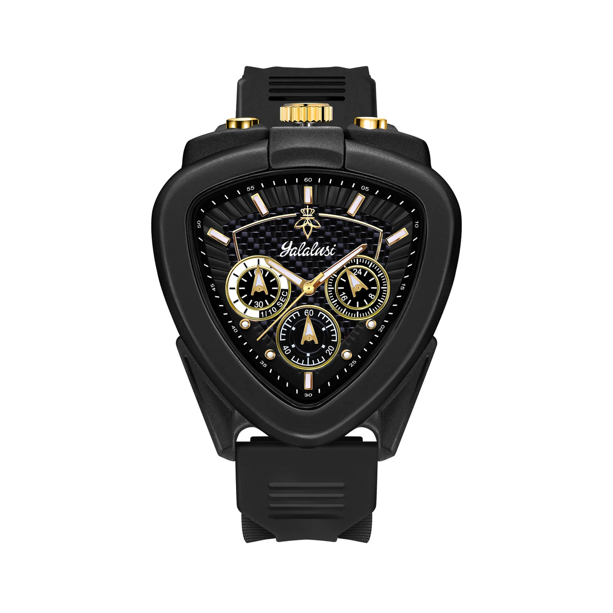 YaLaLuSi Men's Watch: Water-Resistant Quartz Bracelet Watch with Triangular Dial, Mechanical Dial, Gift Watch for Boys
