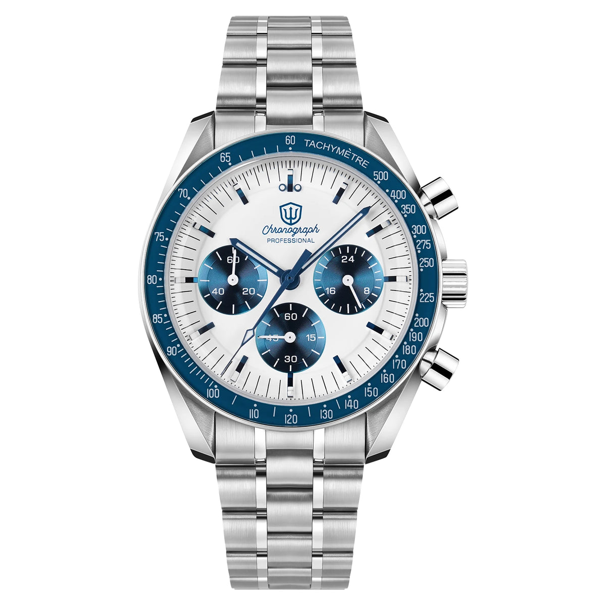 Watchdives New WD1863 Mechanical Quartz Wristwatch Multifunctional Chronograph VK63 Men Watch Bubble Sapphirewaterproof Reloj