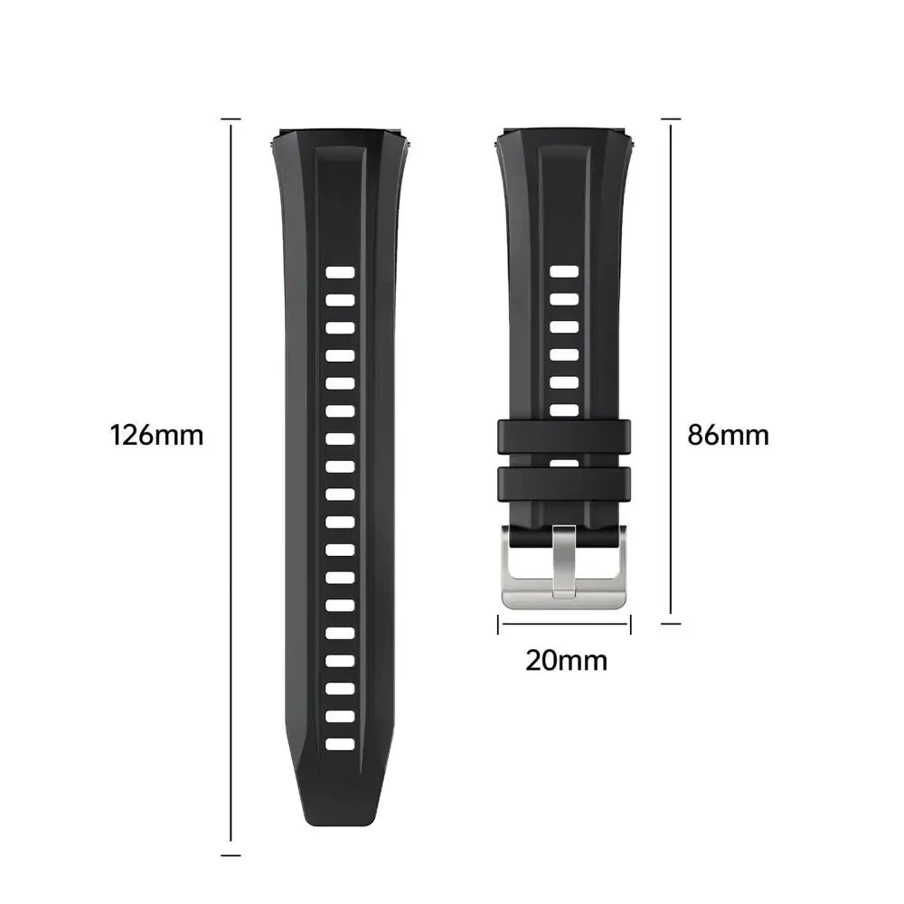 Silicone Strap For Huawei Watch GT 7Pro 6Pro 5Pro Watchband Bracelet For Huawei Watch 5 46mm Smartwatch Wristband Accessories