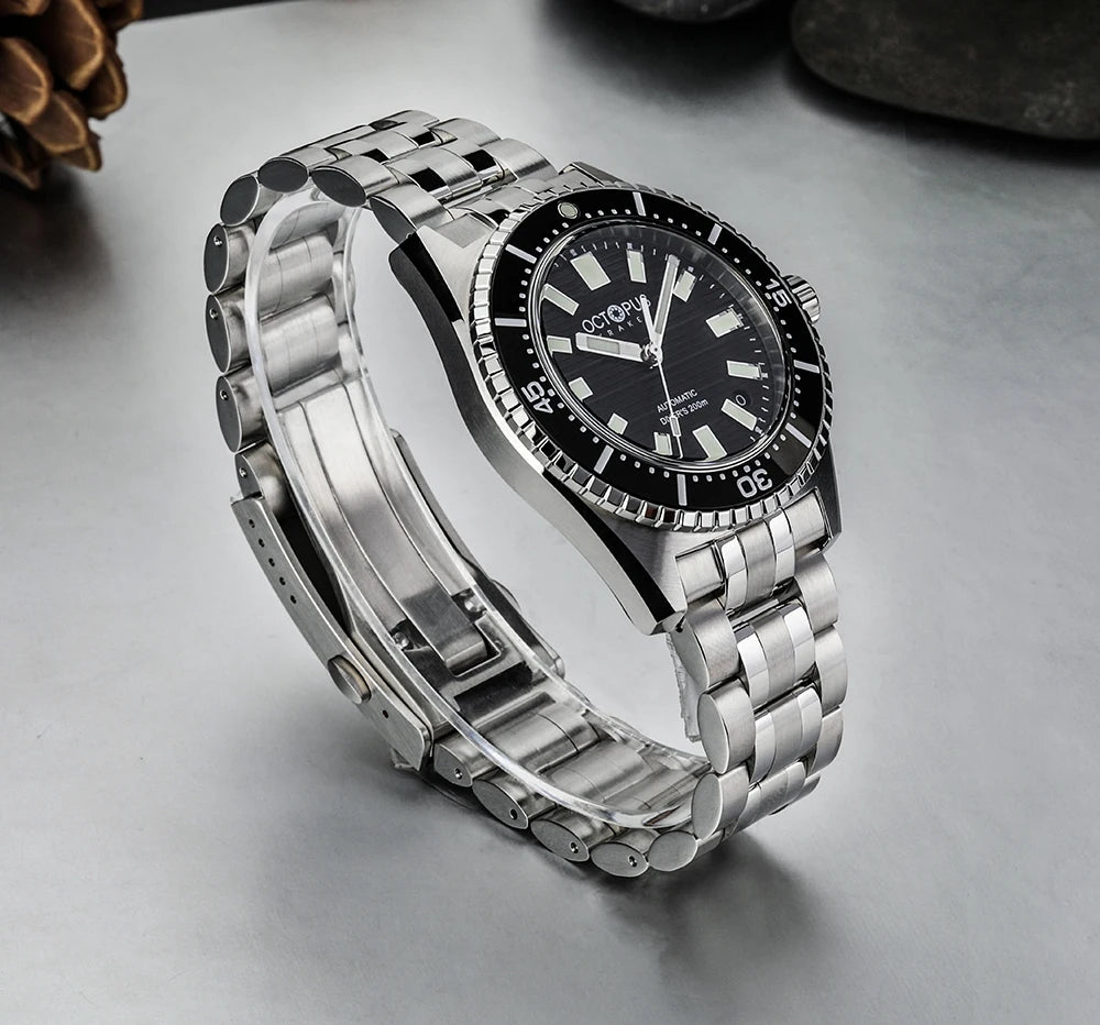 Octopus Kraken 39MM NH35 Men's Automatic Mechanical Watch Sapphire Stainless Steel Diving 20Bar Luminous C3 reloj hombre watches
