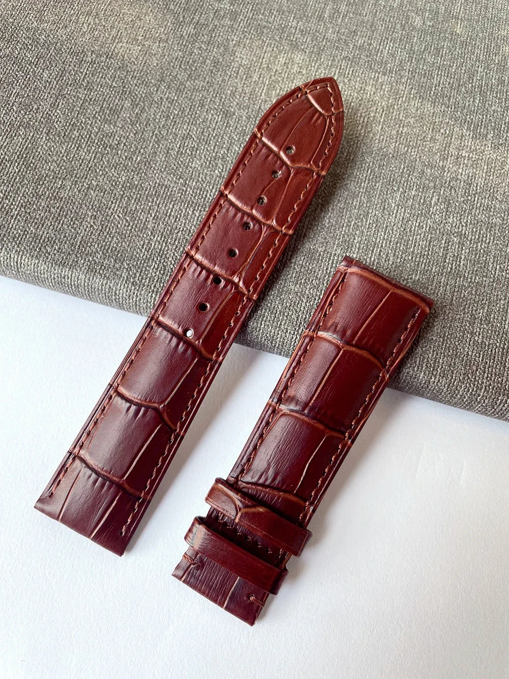 Crocodile Pattern Watchband for Patek Grenade 5167Ax Butterfly Buckle Men and Women 19/20mm 22mm 24mm leather strap