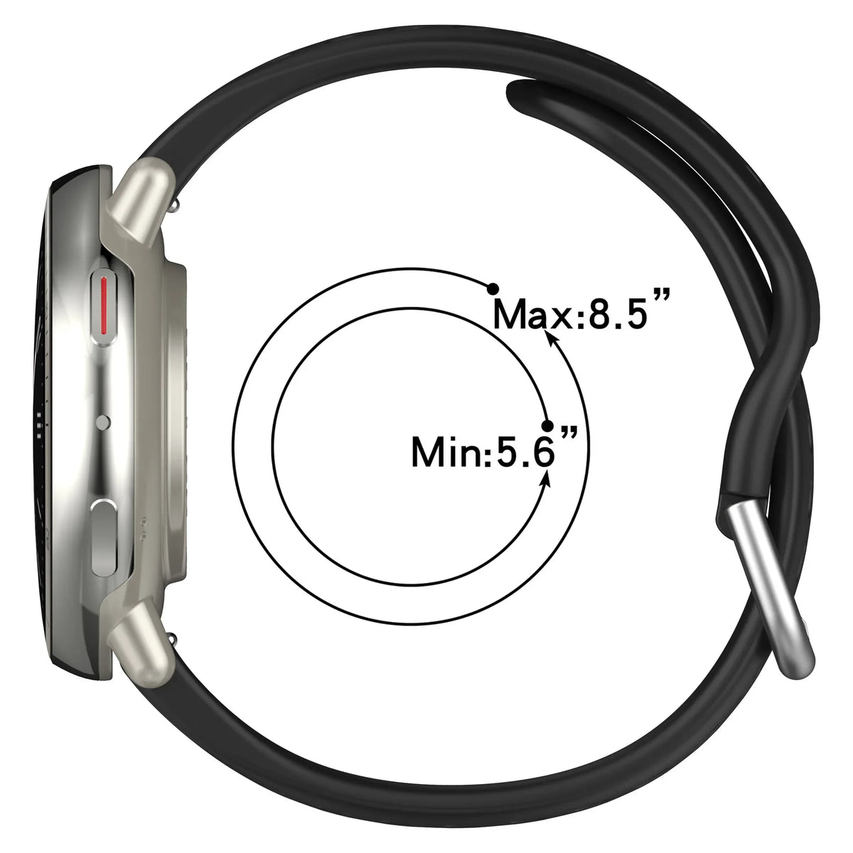 20mm Silicone Strap for Amazfit Active/GTS 4 Mini/GTS3 2e/Bip 3/Pop/Pro Replaceable Bracelet Wristband for Amazfit Active 2 Band