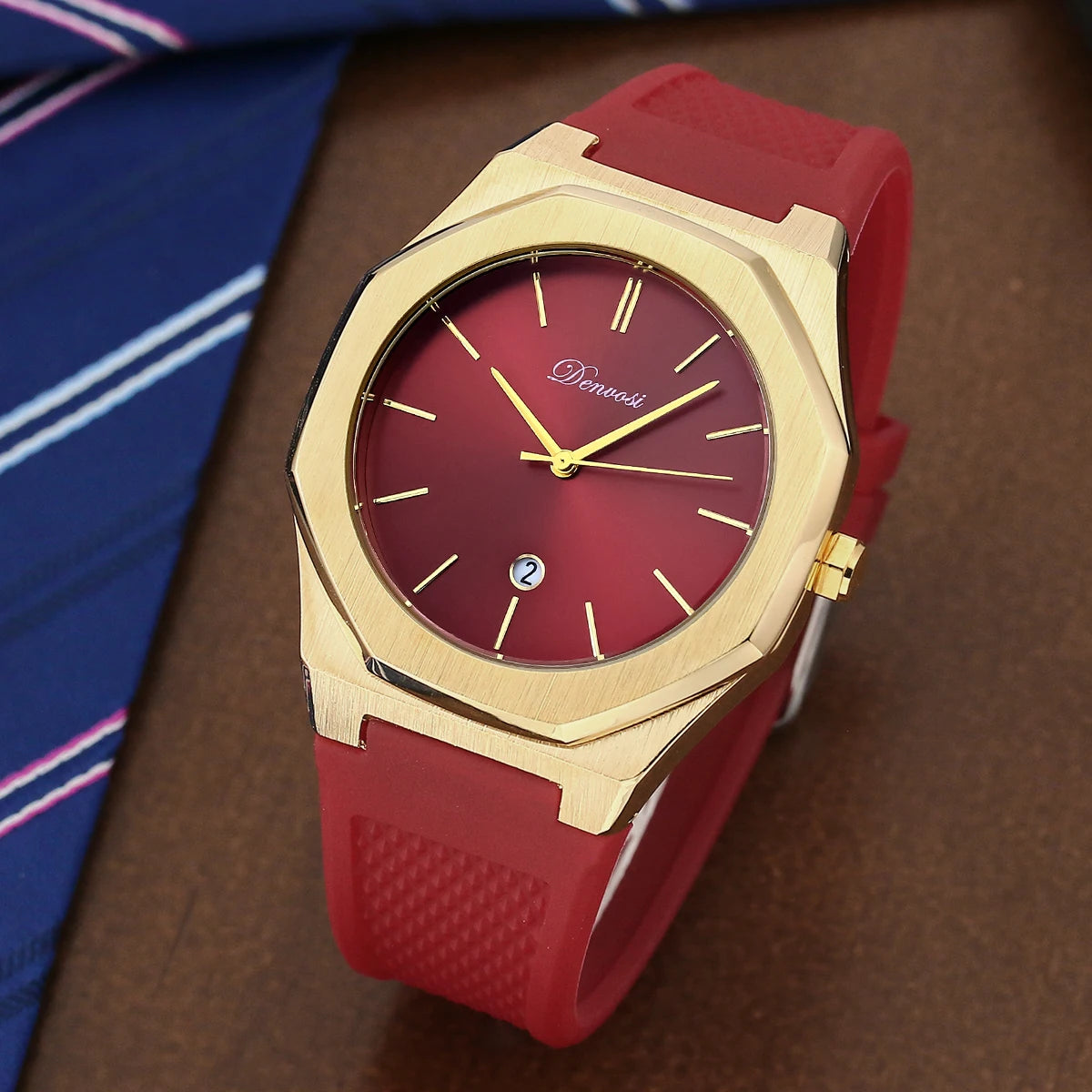 Simple leisure sports men's quartz watch  Waterproof casual wristwatch for men