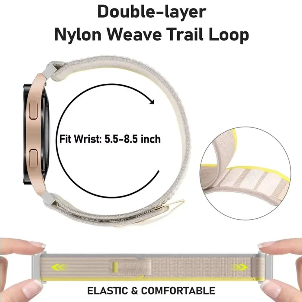 Nylon Trail Loop Strap for Zeblaze Stratos 4 Smart watch Replacment Bracelet Sport Watchband for Zeblaze Stratos 4 Correa