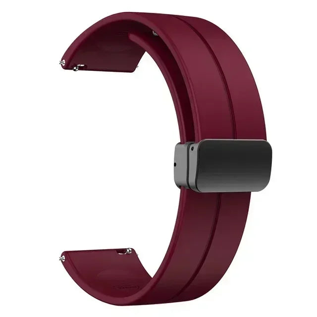 Magnetic Folding Buckle Band for Zeblaze Stratos 4 Smart Watch Silicone Strap for Zeblaze Stratos 4 Watchband Bracelet