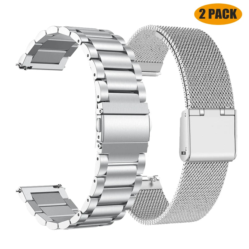 22mm Metal Band For Huami Amazfit T-Rex3 Pro 48mm Wrist Band Strap Bracelet For Amazfit Helio/Pace/Stratos 3 2 2S/Bip 6 5 Correa