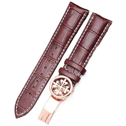 Crocodile Pattern Watchband for Patek Grenade 5167Ax Butterfly Buckle Men and Women 19/20mm 22mm 24mm leather strap