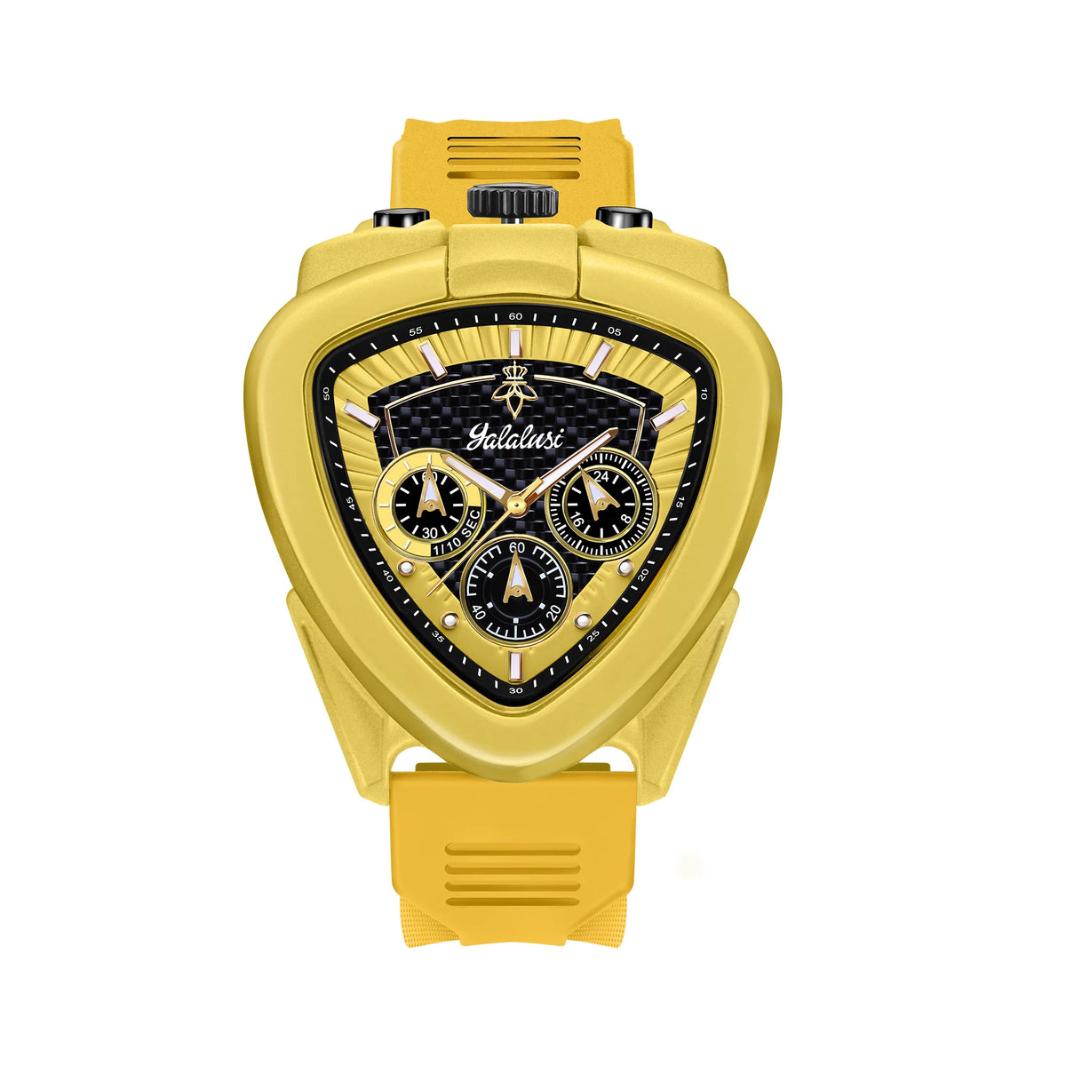 YaLaLuSi Men's Watch: Water-Resistant Quartz Bracelet Watch with Triangular Dial, Mechanical Dial, Gift Watch for Boys