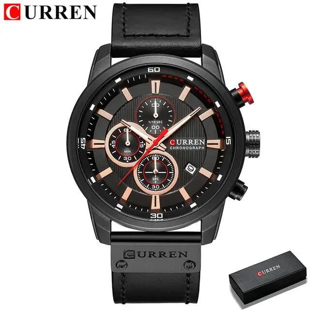 Top Brand Luxury CURREN Men's Sports Watches Fashion Casual Quartz Watch Men Military Wrist Watch Male Relogio Clock 8291