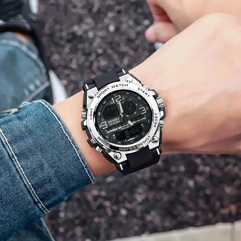 The Multi-functional Electronic Watch Korean Version Is Cool And Handsome Luminous Middle And High School Watch