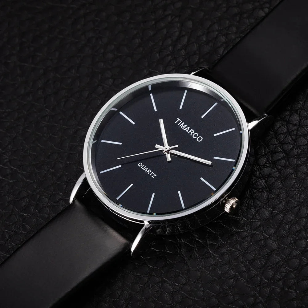 Simple Women's Watches Fashion Leather Slim Strap Wristwatch Ladies Quartz Watch Round Dial Clock Gift Relojes Para Mujer
