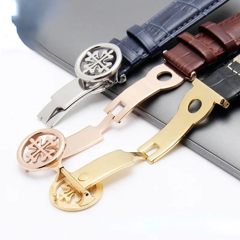 Crocodile Pattern Watchband for Patek Grenade 5167Ax Butterfly Buckle Men and Women 19/20mm 22mm 24mm leather strap