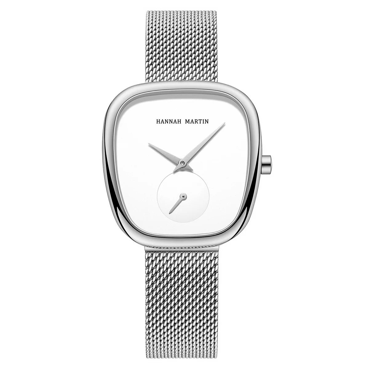 HANNAH MARTIN Brand Original Luxury Women Watch Rose Gold Fashion Stainless Steel Quartz Movement Waterproof Women Dress Watches