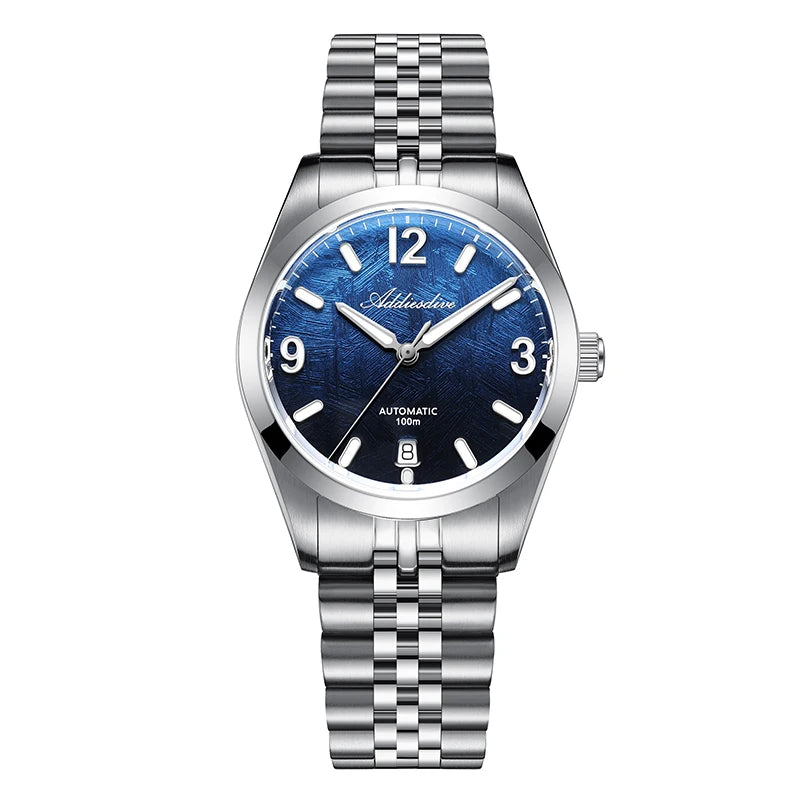 ADDIESDIVE New Watches AD2547 Sapphire 39mm Luxury Men Automatic Wristwatch Japan 8215 Mechanical BGW9 Luminous Waterproof 100m