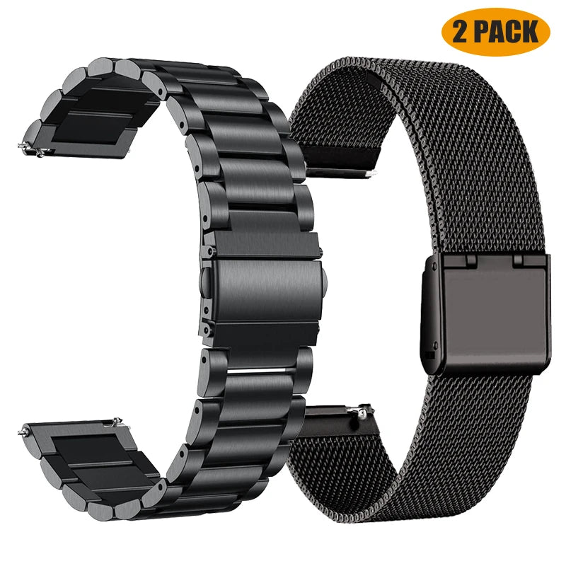 22mm Metal Band For Huami Amazfit T-Rex3 Pro 48mm Wrist Band Strap Bracelet For Amazfit Helio/Pace/Stratos 3 2 2S/Bip 6 5 Correa