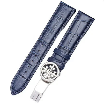 Crocodile Pattern Watchband for Patek Grenade 5167Ax Butterfly Buckle Men and Women 19/20mm 22mm 24mm leather strap