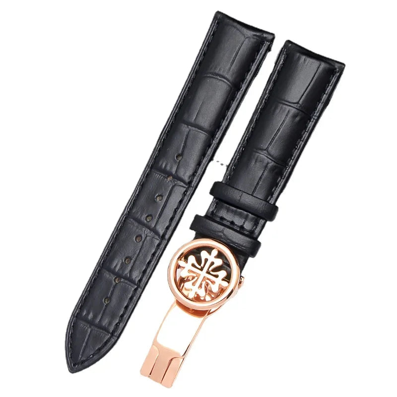 Crocodile Pattern Watchband for Patek Grenade 5167Ax Butterfly Buckle Men and Women 19/20mm 22mm 24mm leather strap