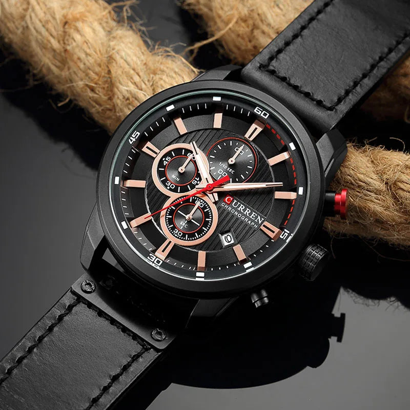 Top Brand Luxury CURREN Men's Sports Watches Fashion Casual Quartz Watch Men Military Wrist Watch Male Relogio Clock 8291