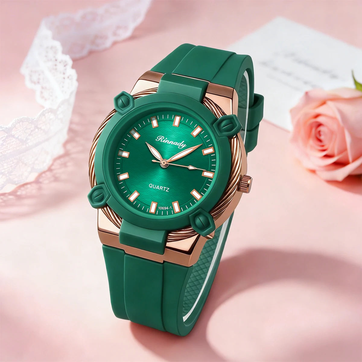 Fashion Popular Women Ladies Temperament Casual Silicone Quartz Watches