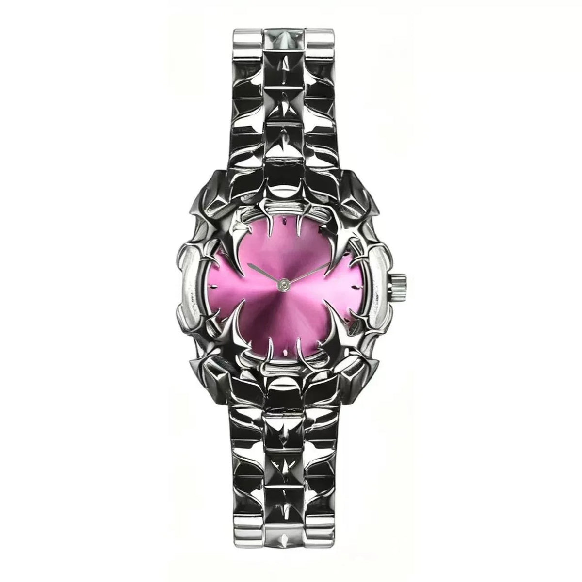DENVOSI New Y2K Gothic Claw Shaped Quartz Watch with Detachable and Replaced Dial, Fashionable Street Accessory
