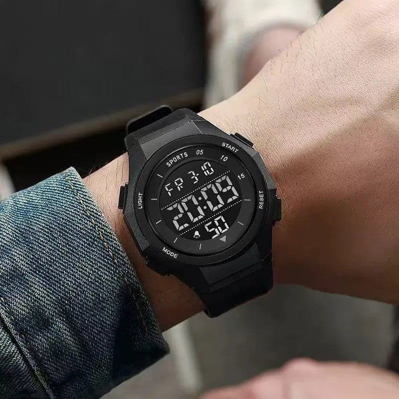 Men's Electronic Wristwatch, Fashionable, Youth Sports, Anti Fall, Luminous Electronic Watch