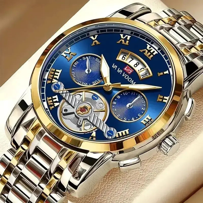 ATM men's stainless steel luminous sport watch