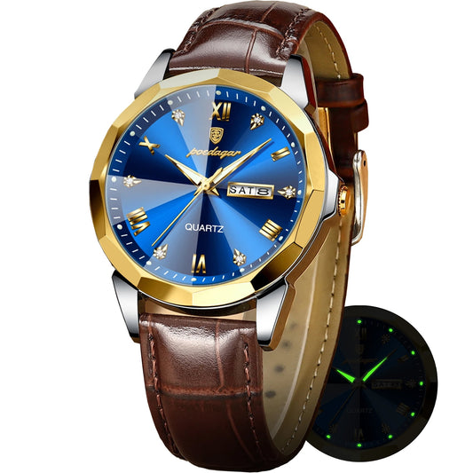 ATM POEDAGAR 895 blue dial watch